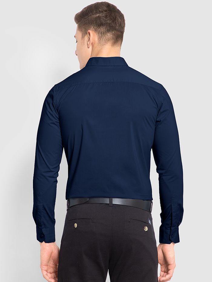 Navy Blue – Cotton Shirts For Men