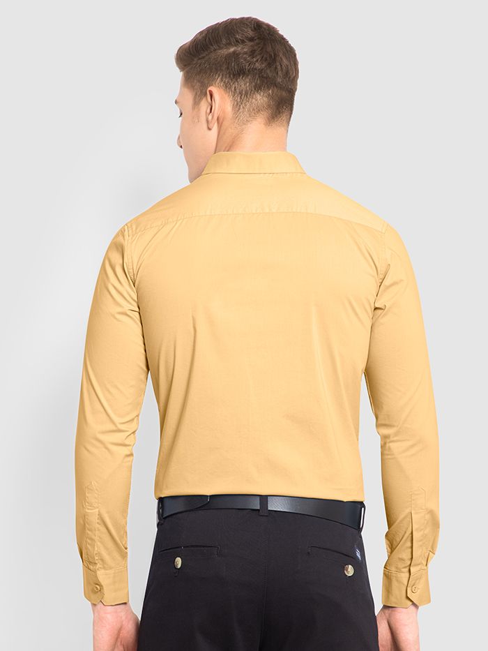 Pale Yellow – Cotton Shirts For Men