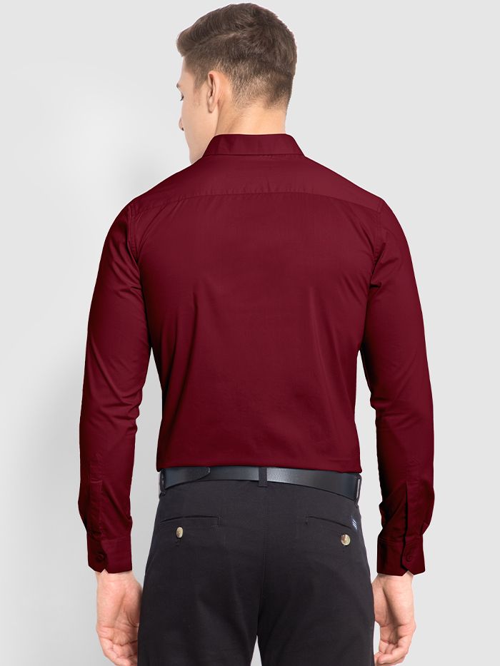 Burgundy – Cotton Shirts For Men