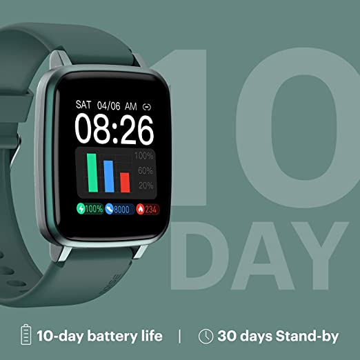 Teal Green Unisex Smartwatch with 1.4″ HD Display