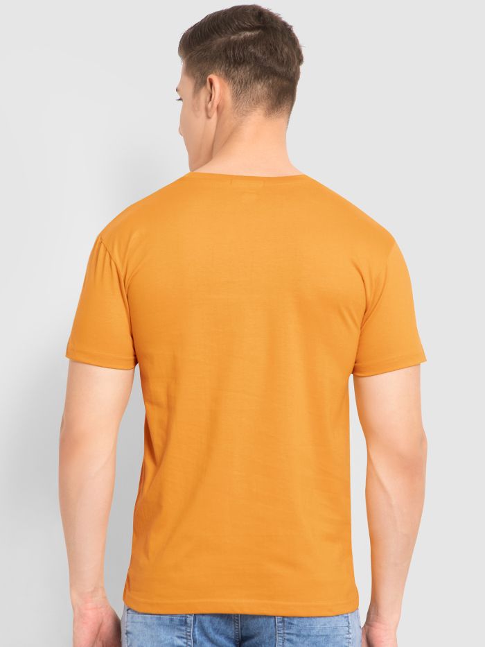 Men’s Round Neck Mustard Tees