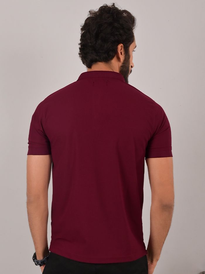 Wine Red Polo Classic T-Shirt